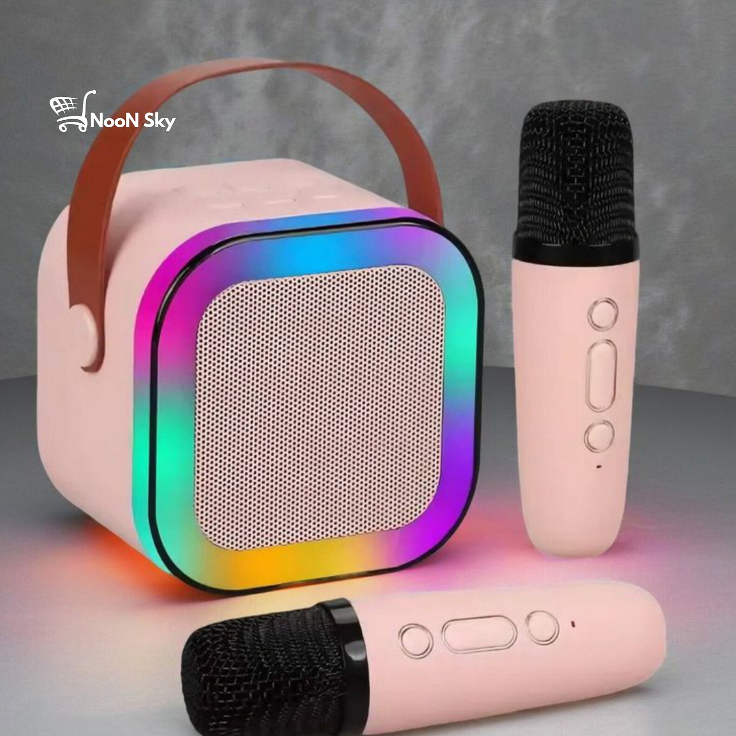 Portable Wireless Bluetooth Speaker With Mic | Karaoke Microphone With Speaker |