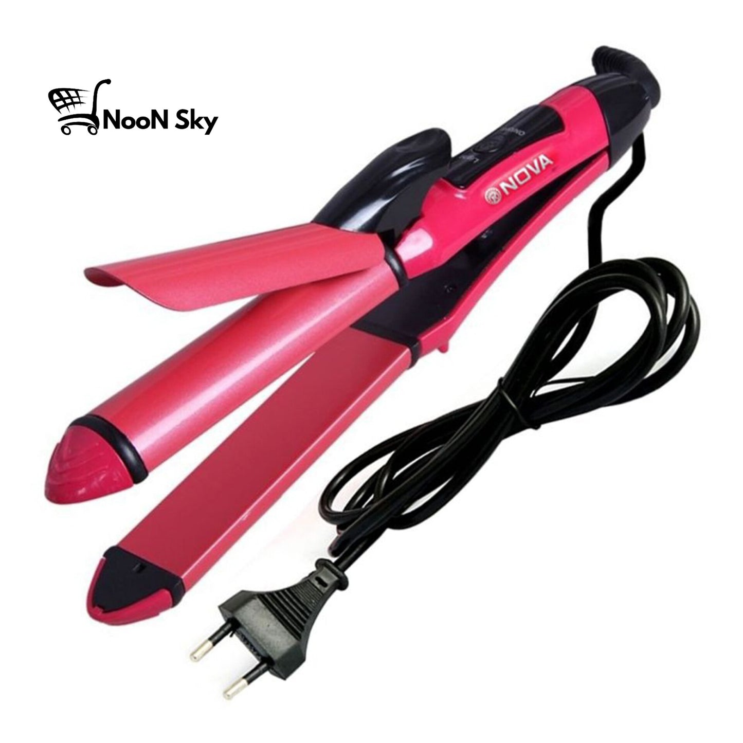 2 in 1 Hair Straightener & Curler