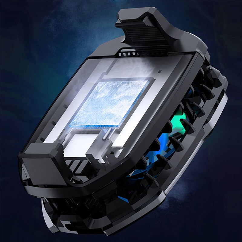 Phone Cooler with Real-Time Temperature Display