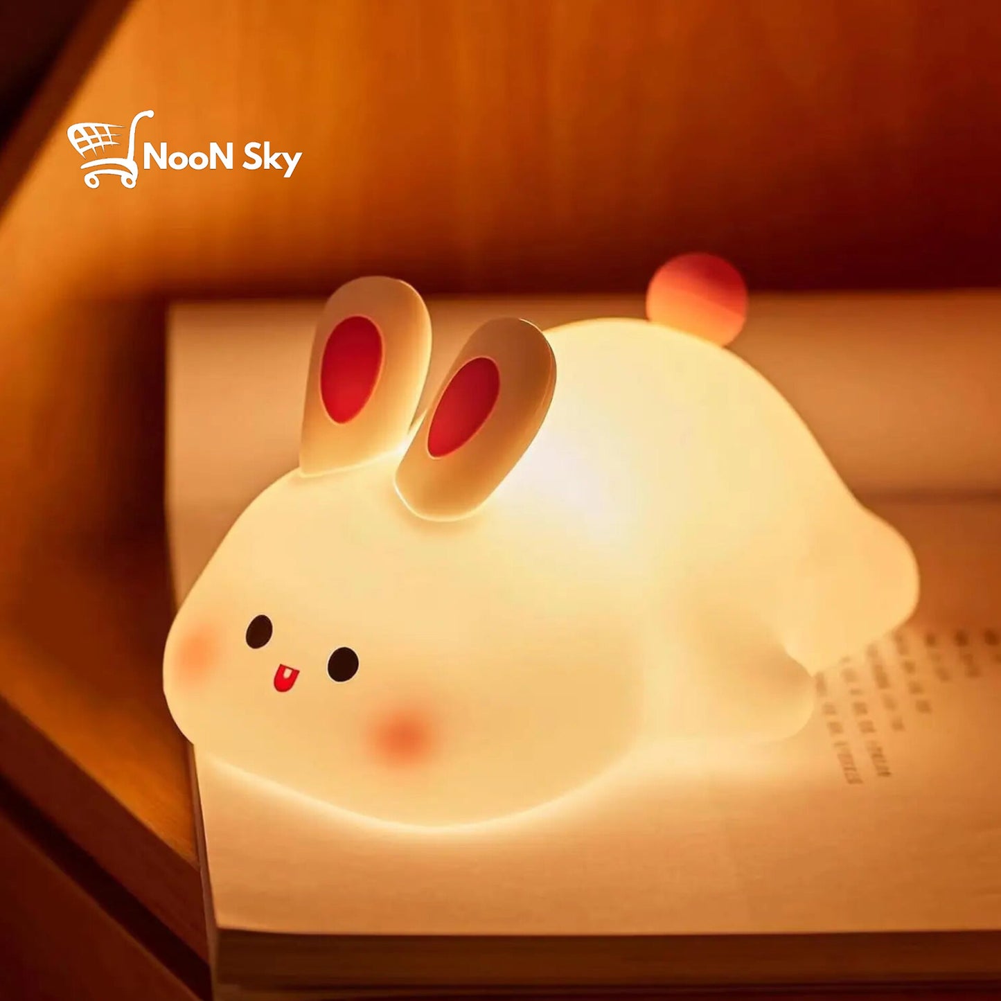 Rabbit Silicone Lamp Soft Touch Night Light For Kids & Home Decor