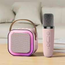 Portable Wireless Bluetooth Speaker With Mic | Karaoke Microphone With Speaker |